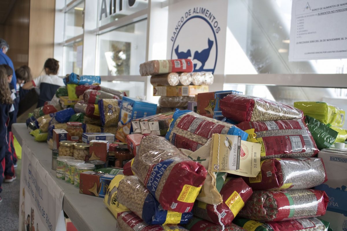 Recogida de alimentos, ropa o juguetes